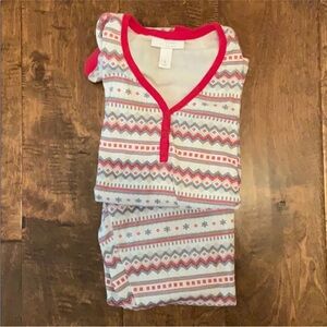 Couples family matching christmas fairisle pajamas Lauren Conrad